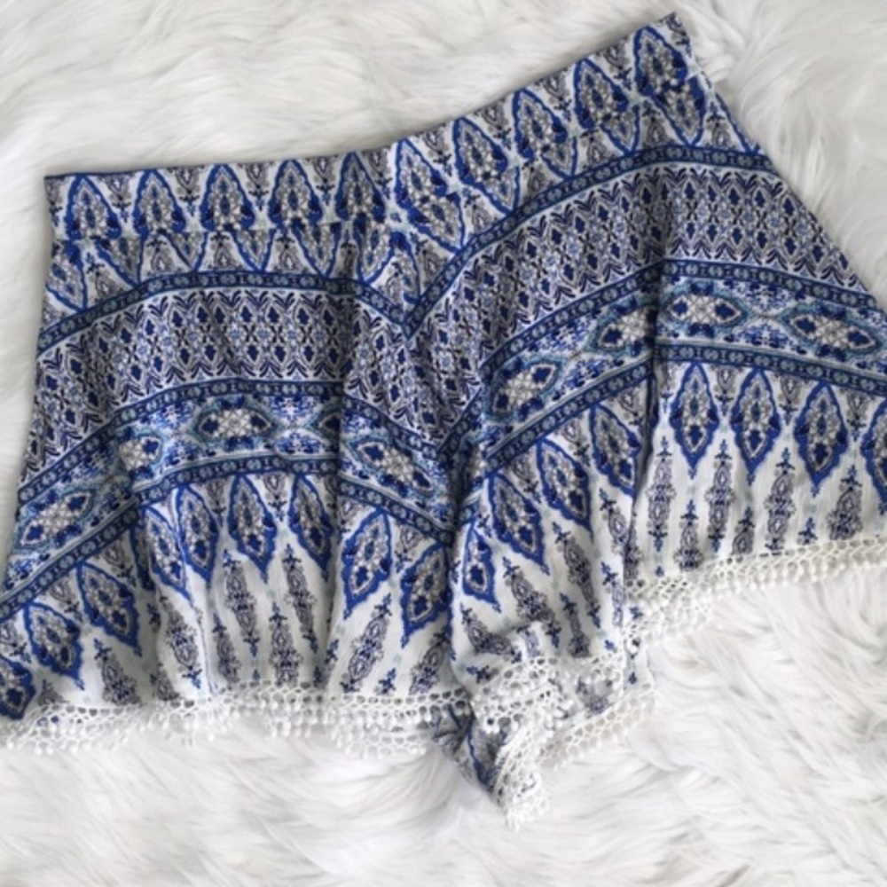 flowy boho shorts